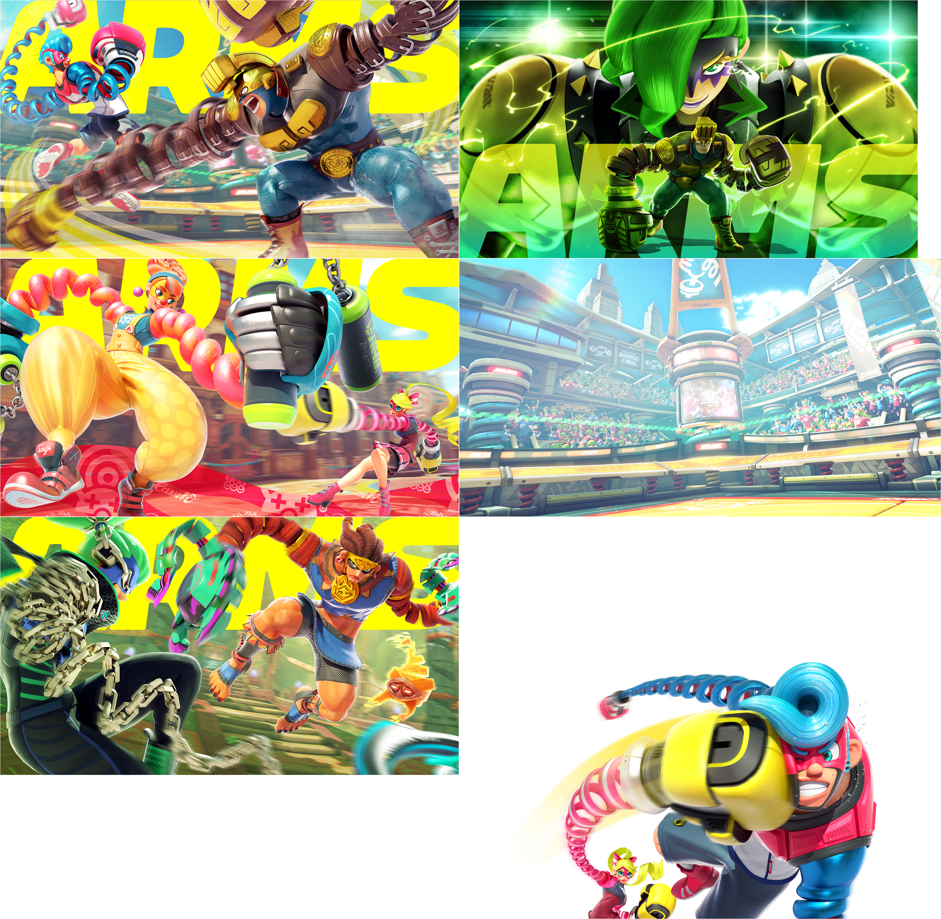ARMS - Title Screens