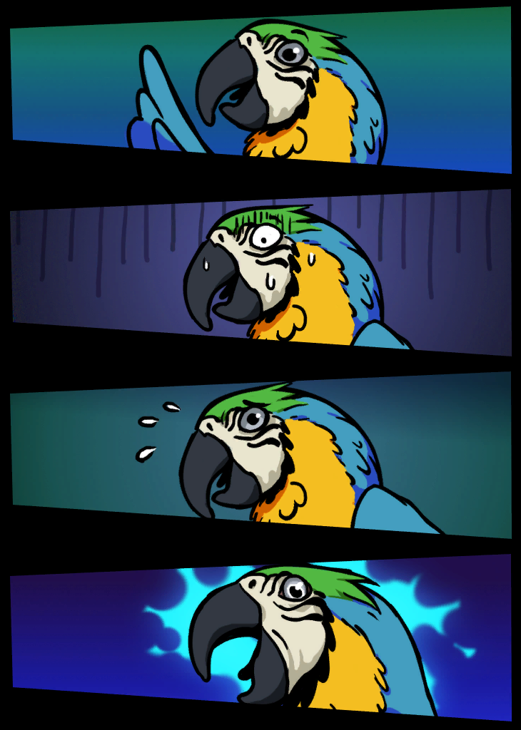 Parrot Reactions