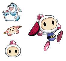 Bomberman Kart - Character Art