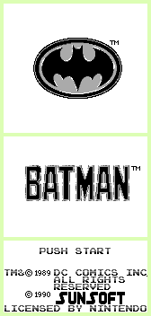 Batman - Title Screen