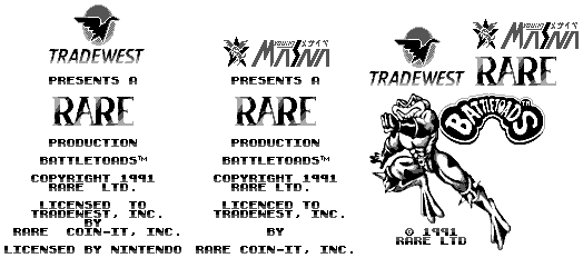 Battletoads - Title Screen