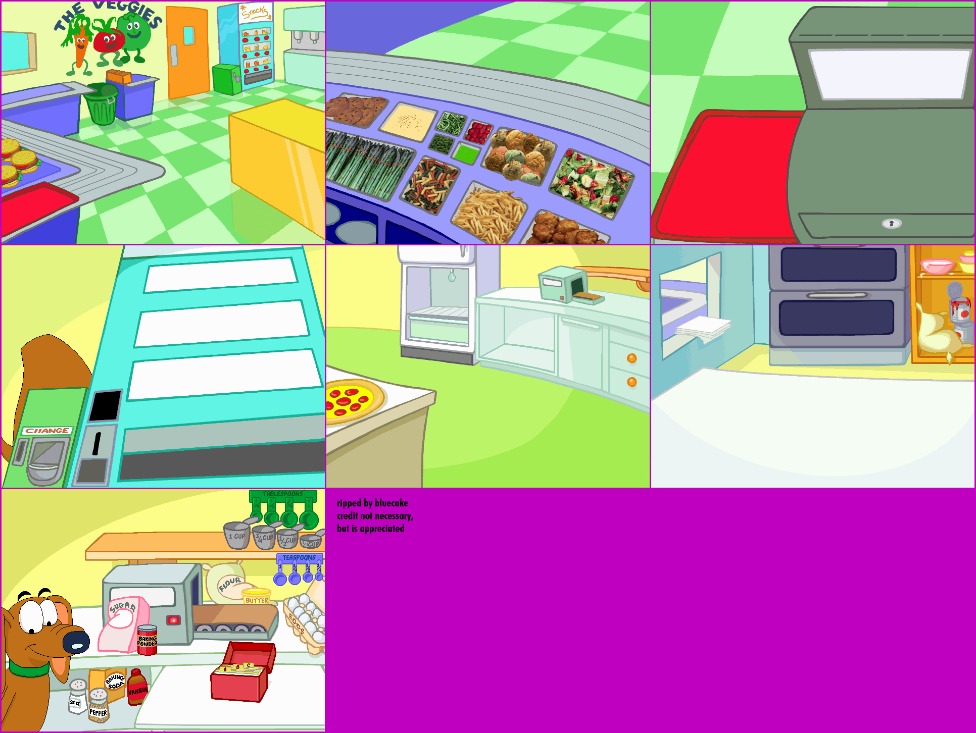 JumpStart 1st Grade (1995) - Backgrounds