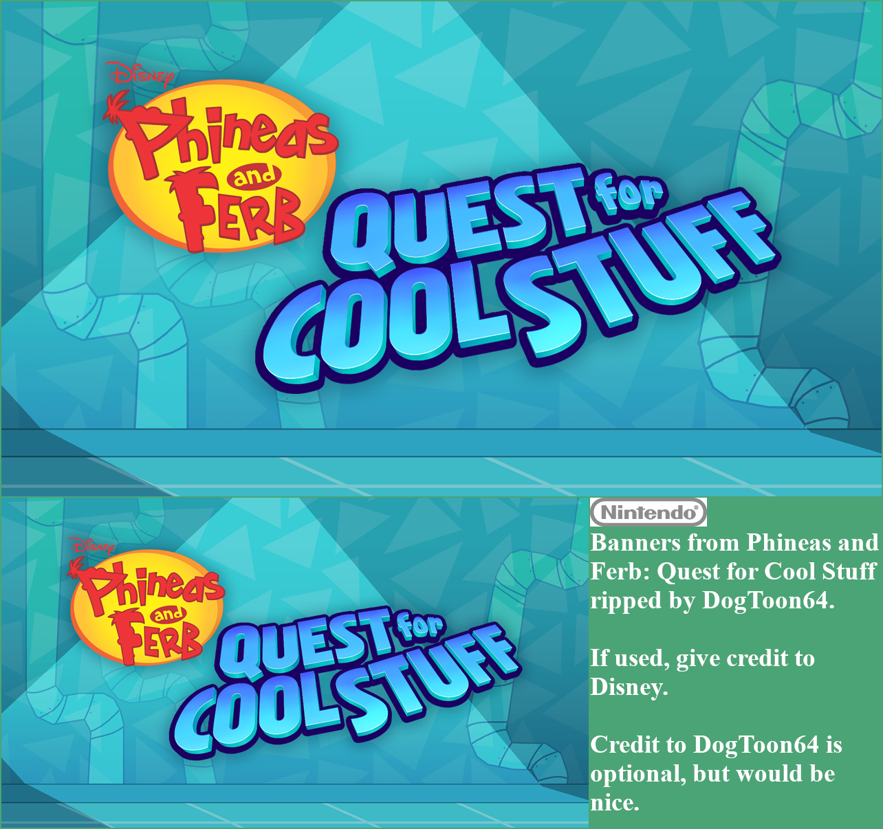 Phineas and Ferb: Quest for Cool Stuff - Banners