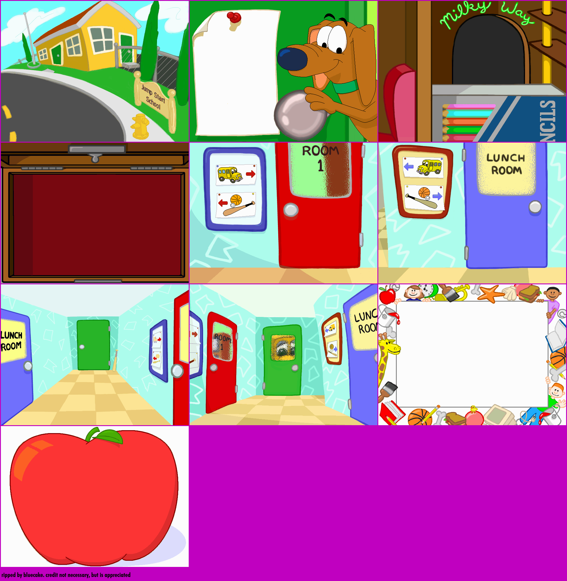 JumpStart 1st Grade (1995) - Other Backgrounds