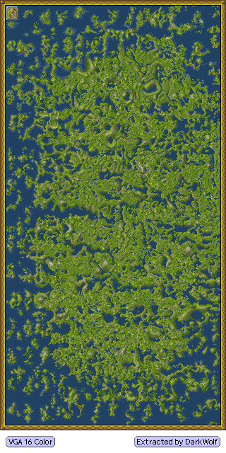 World Map (VGA 16 Color)