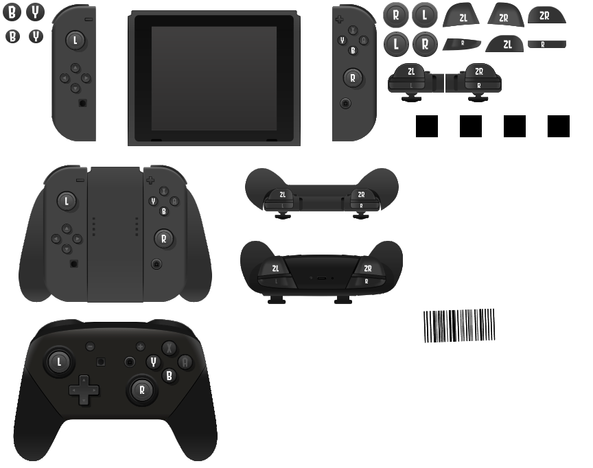 Splatoon 2 - Early Controller Graphic