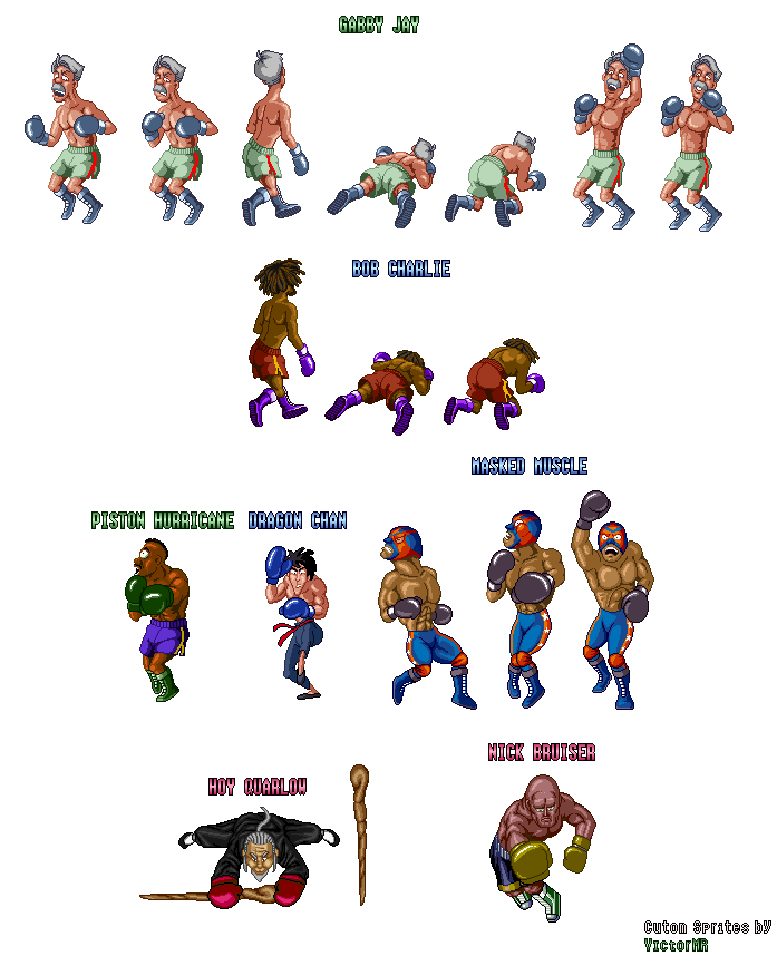 Punch-Out!! Customs - Opponents (Fixed)