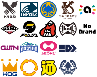 Splatoon 2 - Early Brand Icons