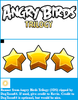 Angry Birds Trilogy - HOME Menu Banner