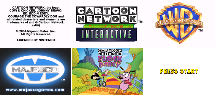 Cartoon Network Block Party - Logos and Title Screen