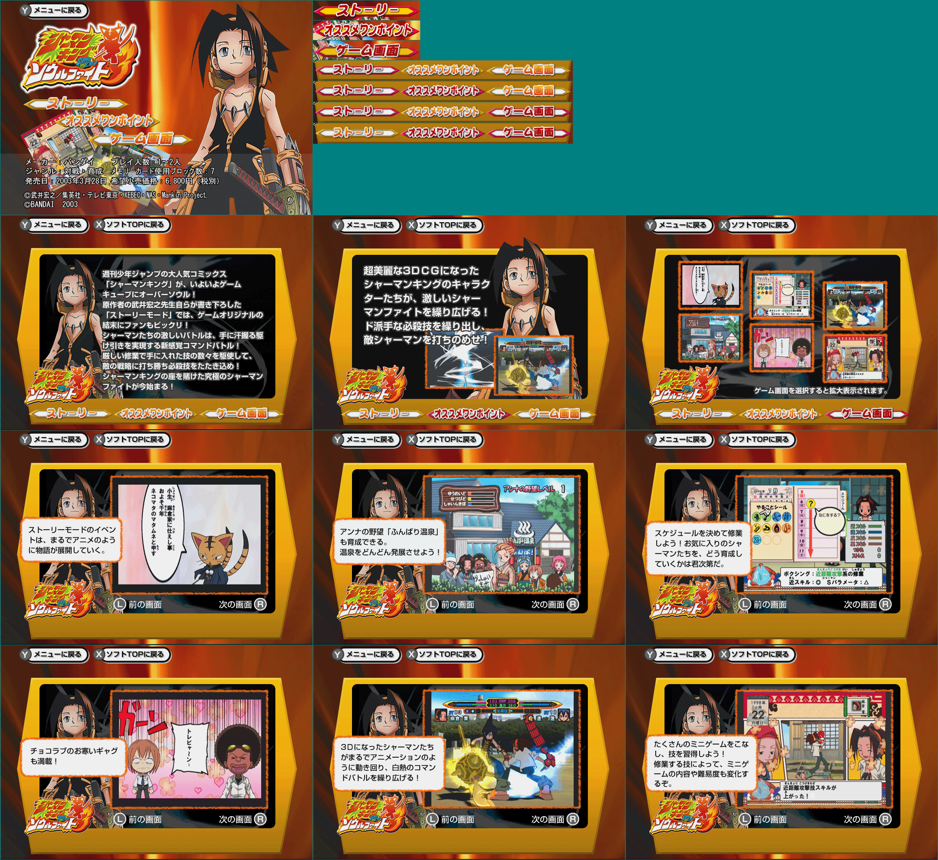 Interactive Disc Catalog Summer 2003 - Shaman King: Soul Fight