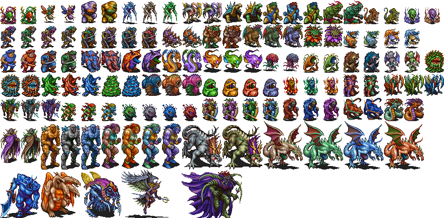 Final Fantasy Origins: Final Fantasy 2 - Enemies & Bosses