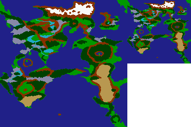 Final Fantasy Origins: Final Fantasy 2 - World Map