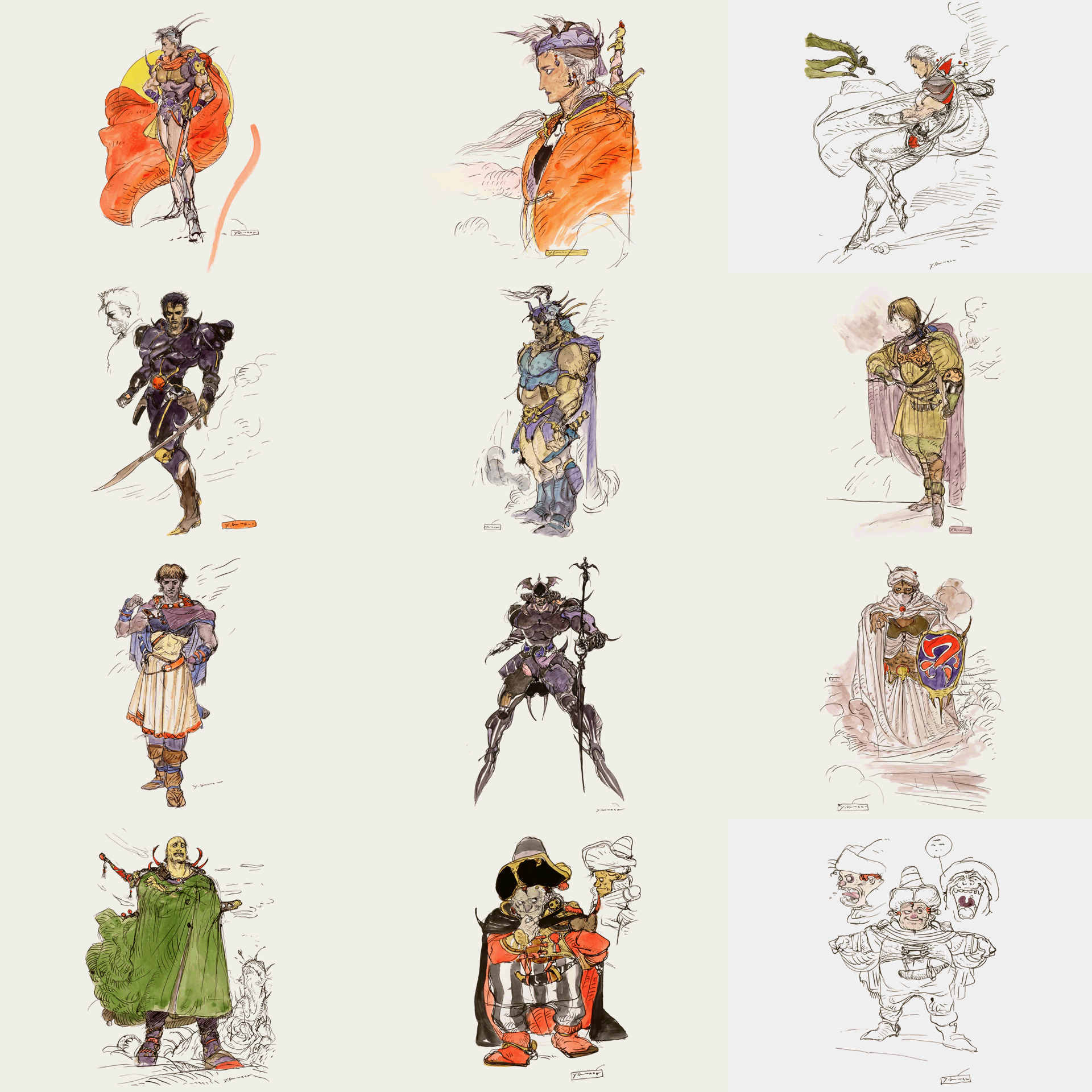 Final Fantasy Origins: Final Fantasy 2 - Concept Art 1