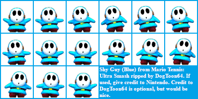 Mario Tennis: Ultra Smash - Shy Guy (Blue)