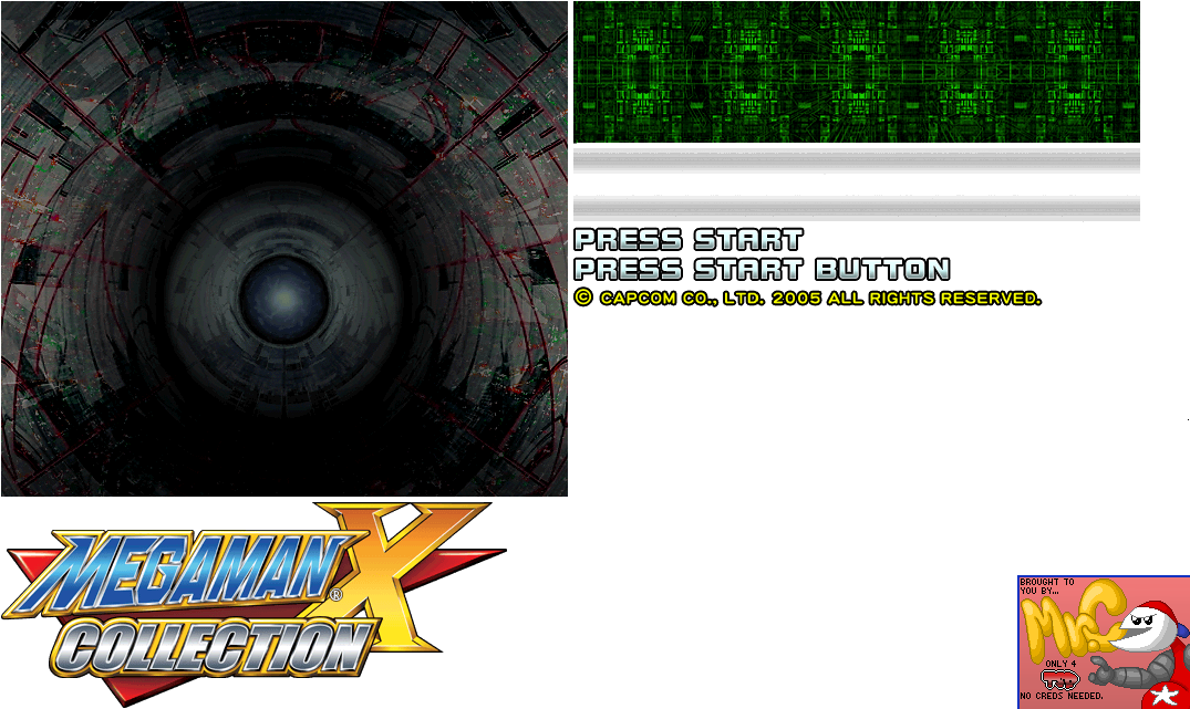 Mega Man X Collection - Title Screen