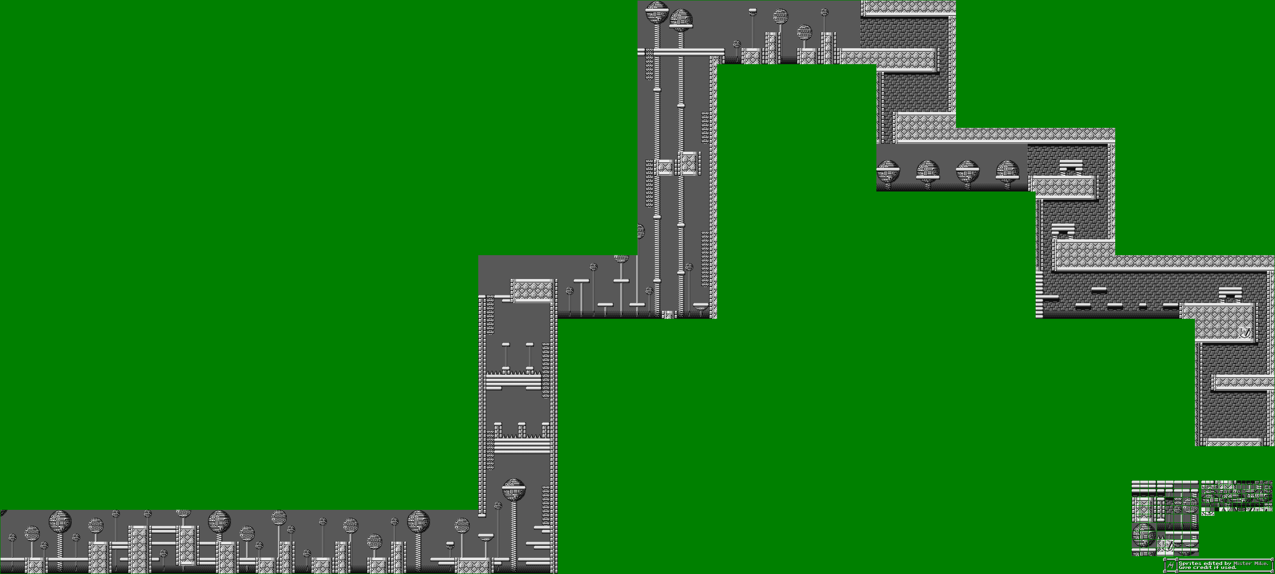 Custom / Edited - Mega Man Customs - Bomb Man's Stage (Mega Custom / Edited - Mega Man Customs - Bomb Man's Stage (Mega