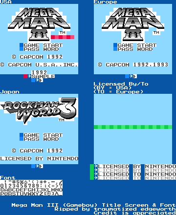 Title Screen & Font
