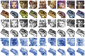 Final Fantasy II - Portraits