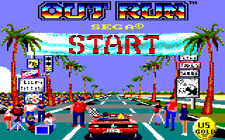 Out Run - Loading & Title Screen