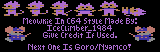 Meowkie (Commodore 64-Style)