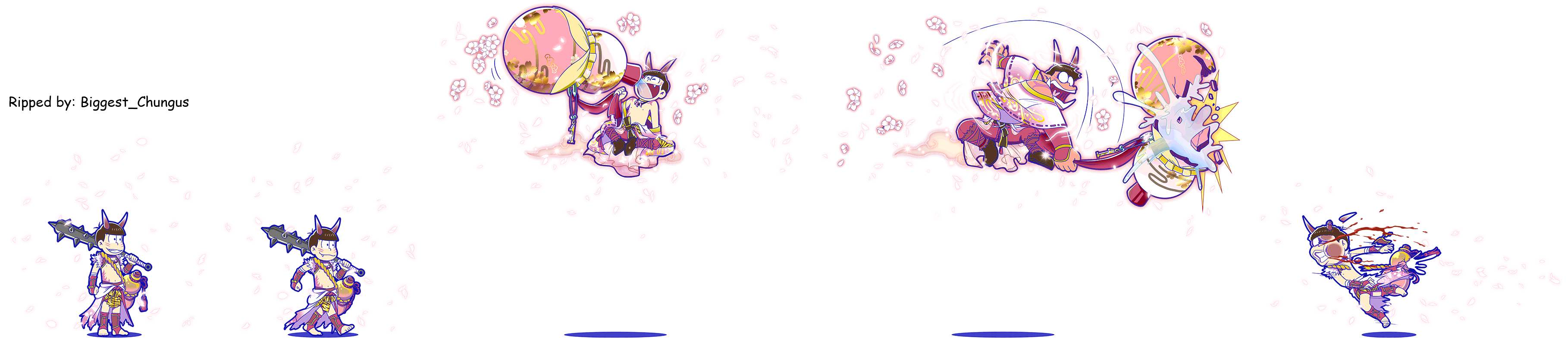 Osomatsu-san Hesokuri Wars: Battle of the NEETs - Osomatsu (Youkai: Sakura)