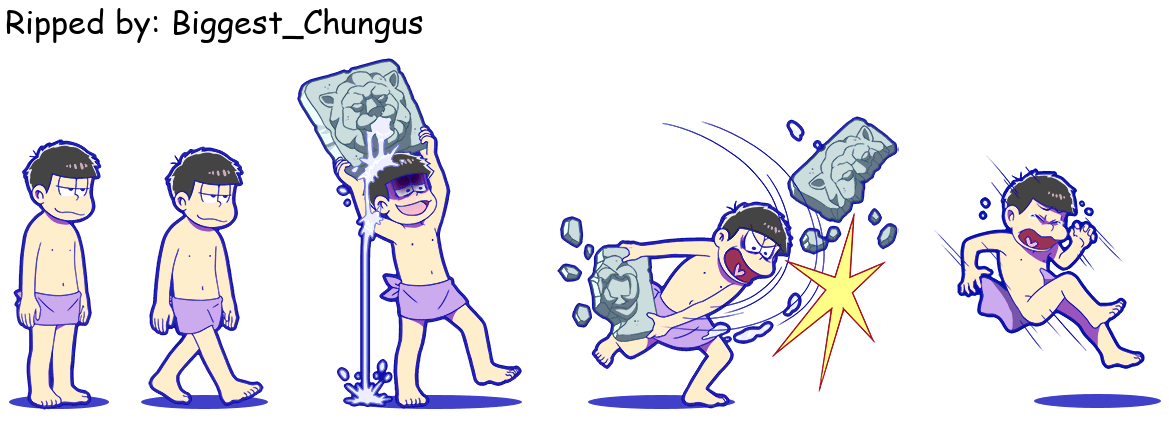 Osomatsu-san Hesokuri Wars: Battle of the NEETs - Ichimatsu (Bathhouse)