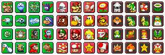 Yoshi Touch & Go - Ranking Icons