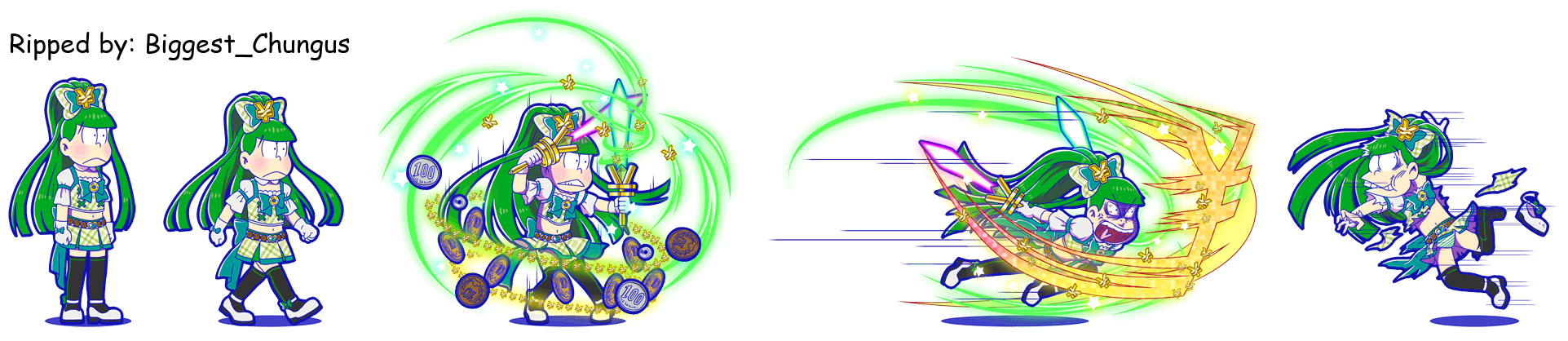 Osomatsu-san Hesokuri Wars: Battle of the NEETs - Choromatsu (Magical Girl)