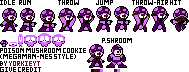 Poison Mushroom Cookie (Mega Man NES-Style)