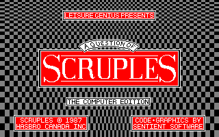 A Question of Scruples - Loading Screen