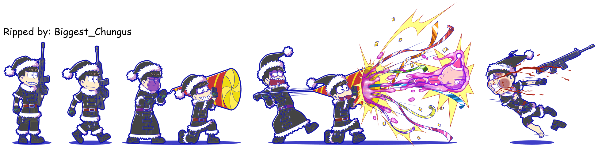 Osomatsu-san Hesokuri Wars: Battle of the NEETs - Osomatsu (Dark Santa)