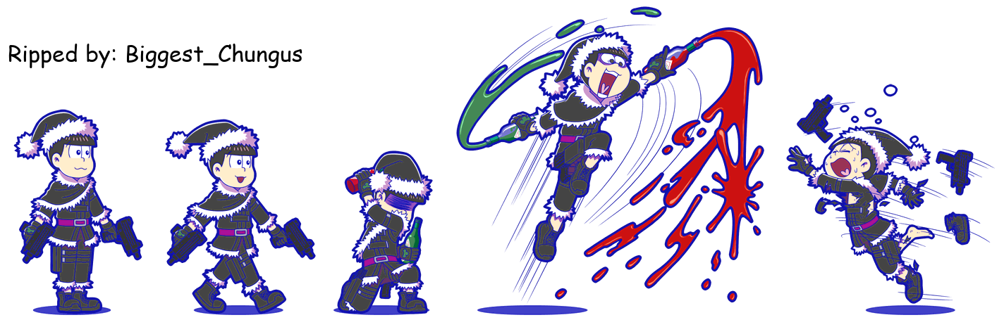 Osomatsu-san Hesokuri Wars: Battle of the NEETs - Todomatsu (Dark Santa)