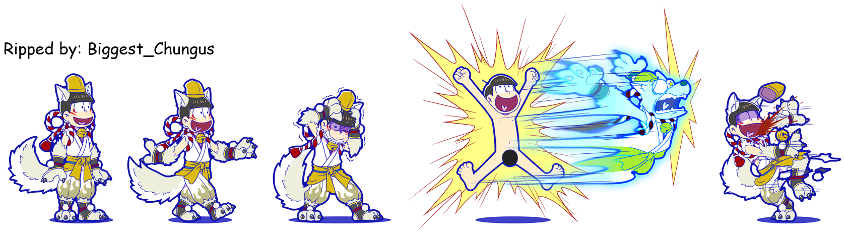 Osomatsu-san Hesokuri Wars: Battle of the NEETs - Jyushimatsu (Youkai)