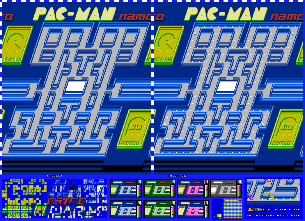 Pacman's Park (NES-Style)