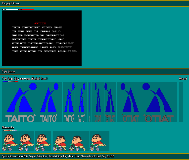 Quiz Crayon Shin-chan (JPN) - Splash Screens