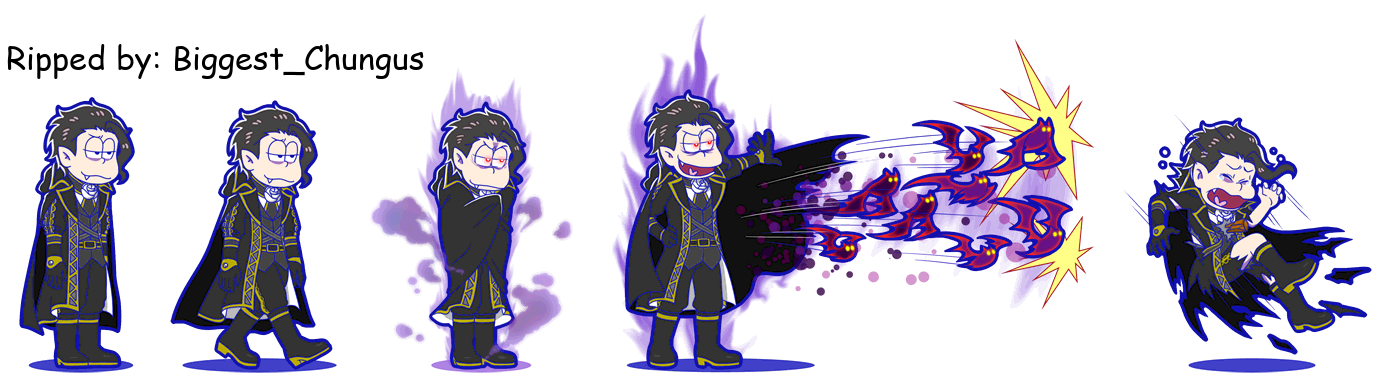 Osomatsu-san Hesokuri Wars: Battle of the NEETs - Ichimatsu (Vampire: Black Robe)