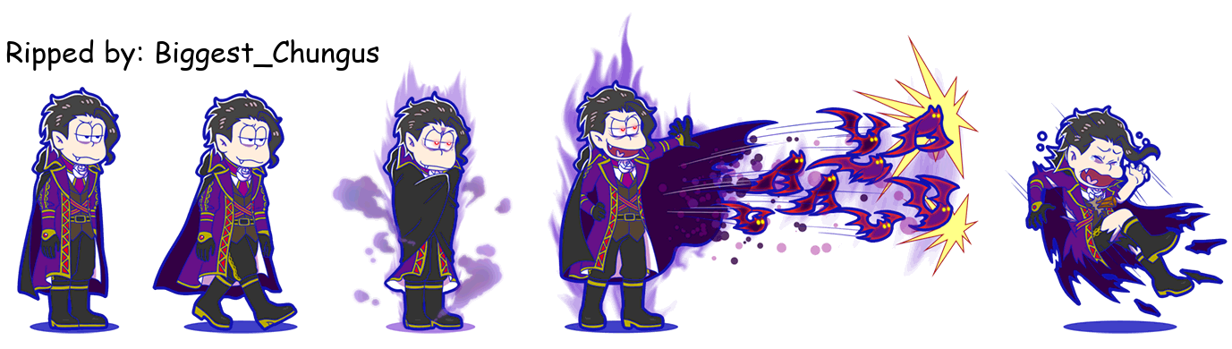 Osomatsu-san Hesokuri Wars: Battle of the NEETs - Ichimatsu (Vampire)