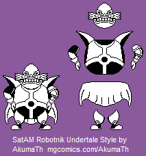 Sonic the Hedgehog Media Customs - Dr. Robotnik (SatAM, Undertale-Style)