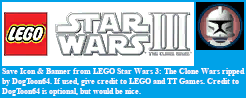 Lego Star Wars III: The Clone Wars - Save Icon & Banner