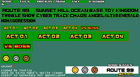 Sonic Advance 3 - Title Card