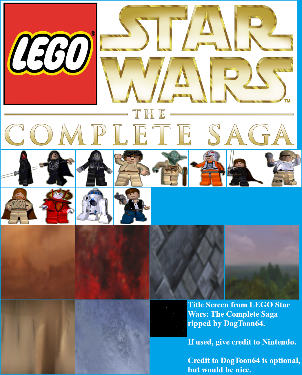 LEGO Star Wars: The Complete Saga - Title Screen