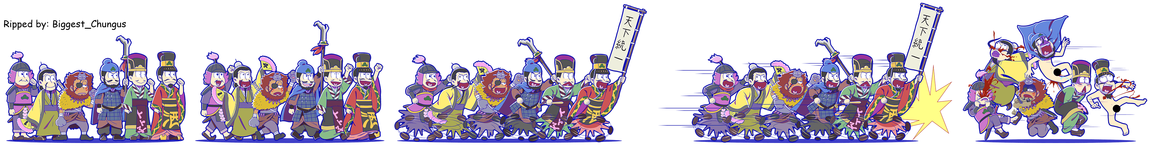 Osomatsu-san Hesokuri Wars: Battle of the NEETs - Sangokushi-san