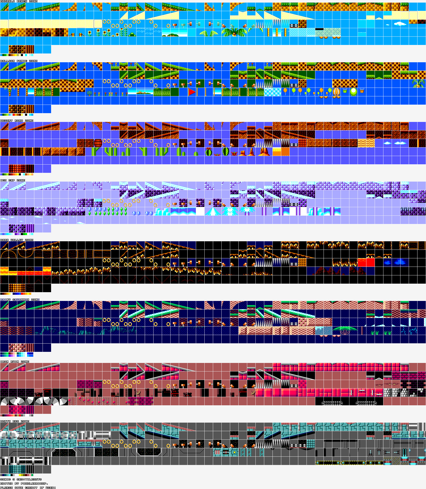 Sonic Drift 2 Zones (Sonic Game Gear-Style)