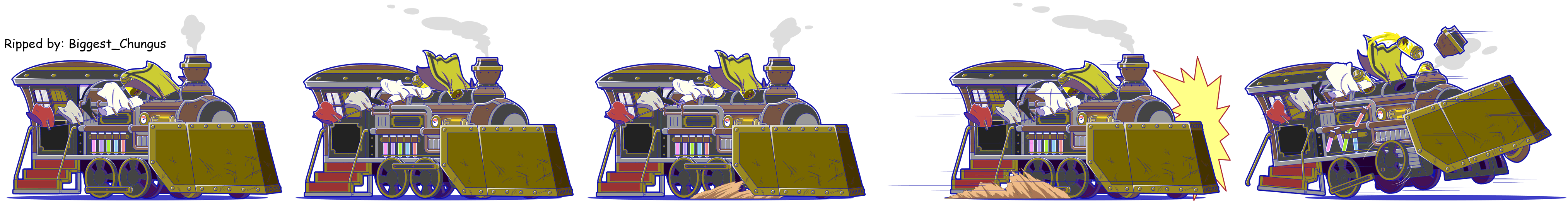 Steam Locomotive (Steampunk: Land of Deserts)