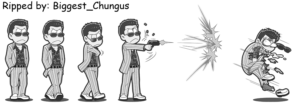 Osomatsu-san Hesokuri Wars: Battle of the NEETs - Choromatsu (Yakuza Wolf: Monochrome)