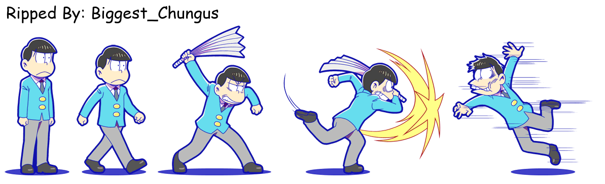 Osomatsu-san Hesokuri Wars: Battle of the NEETs - Choromatsu (Blue Suits)