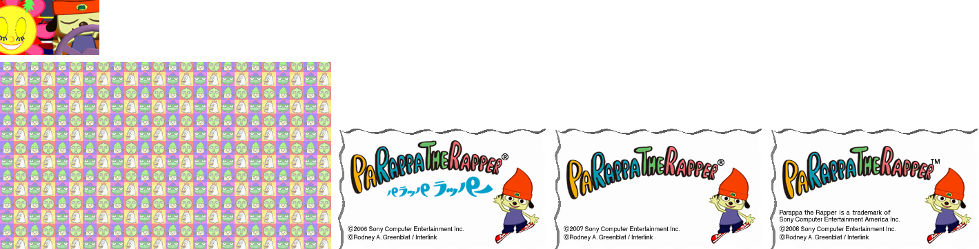 PaRappa the Rapper - PSP Menu Icon and Banners