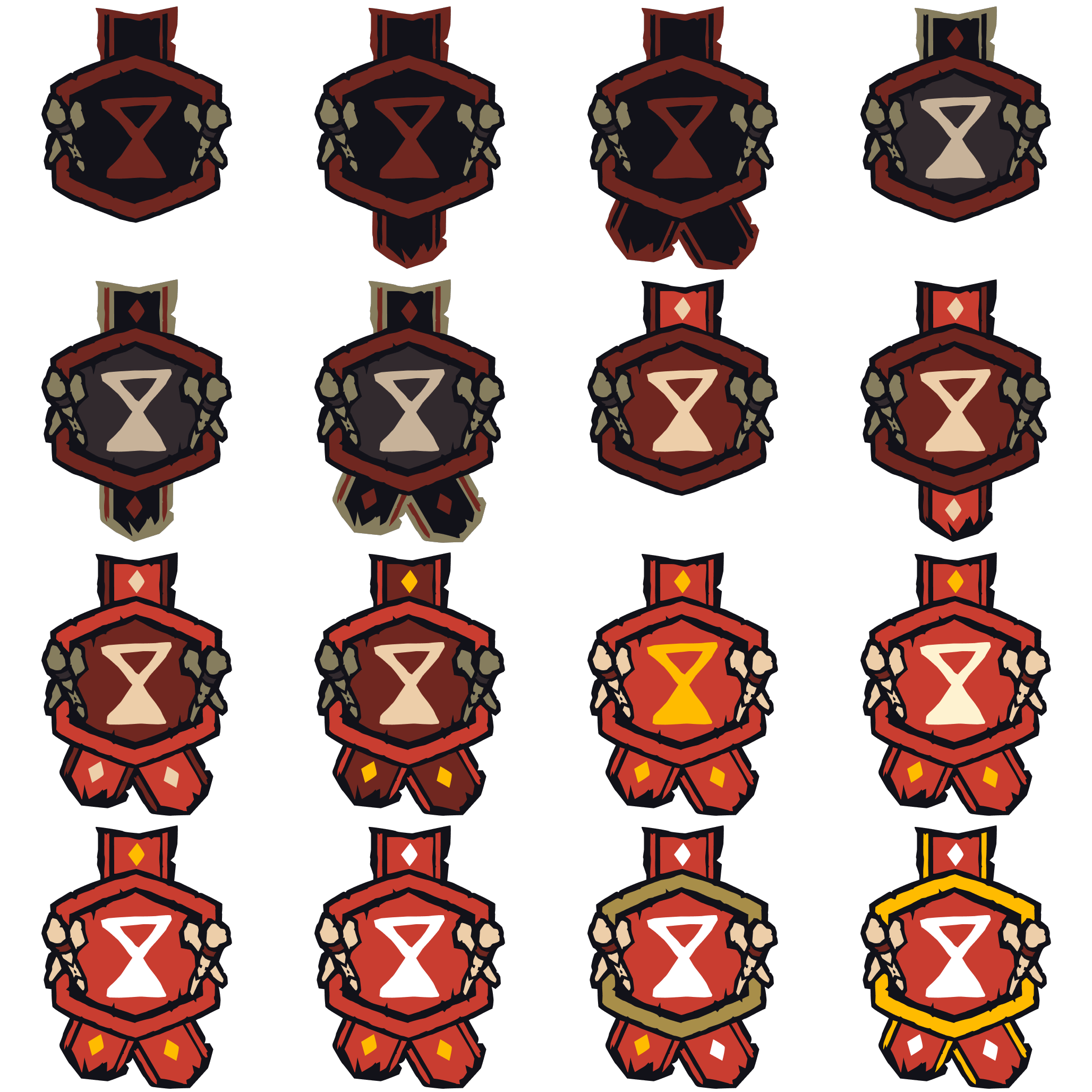 Sea of Thieves - Rank Ribbons (Reaper's Bones)