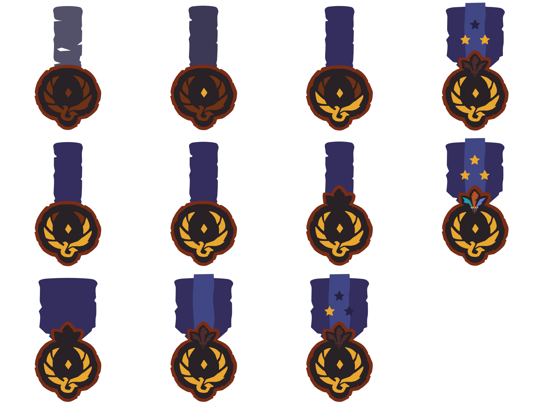 Rank Ribbons (Sea Dogs)